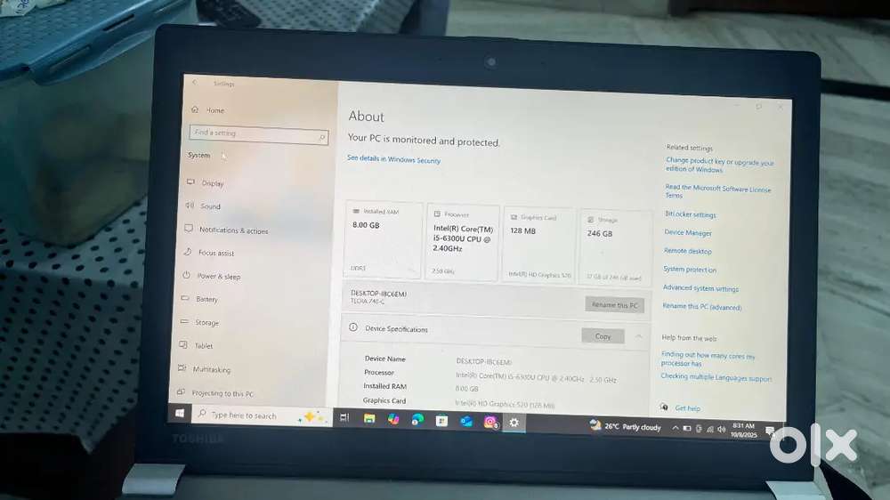 Toshiba good laptop