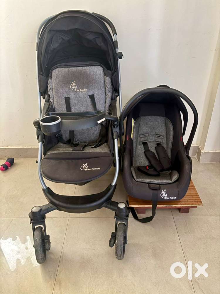 R for rabbit stroller with car seat