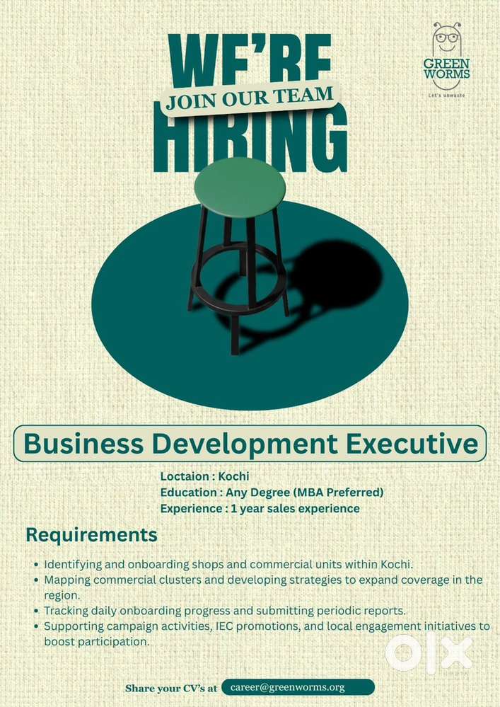 Sales & Marketing (PlusTwo Minimum qualification)