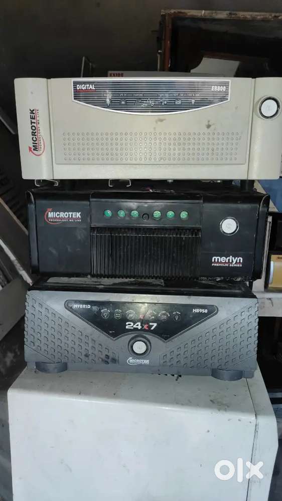 Inverter microtek battery 100 A exide