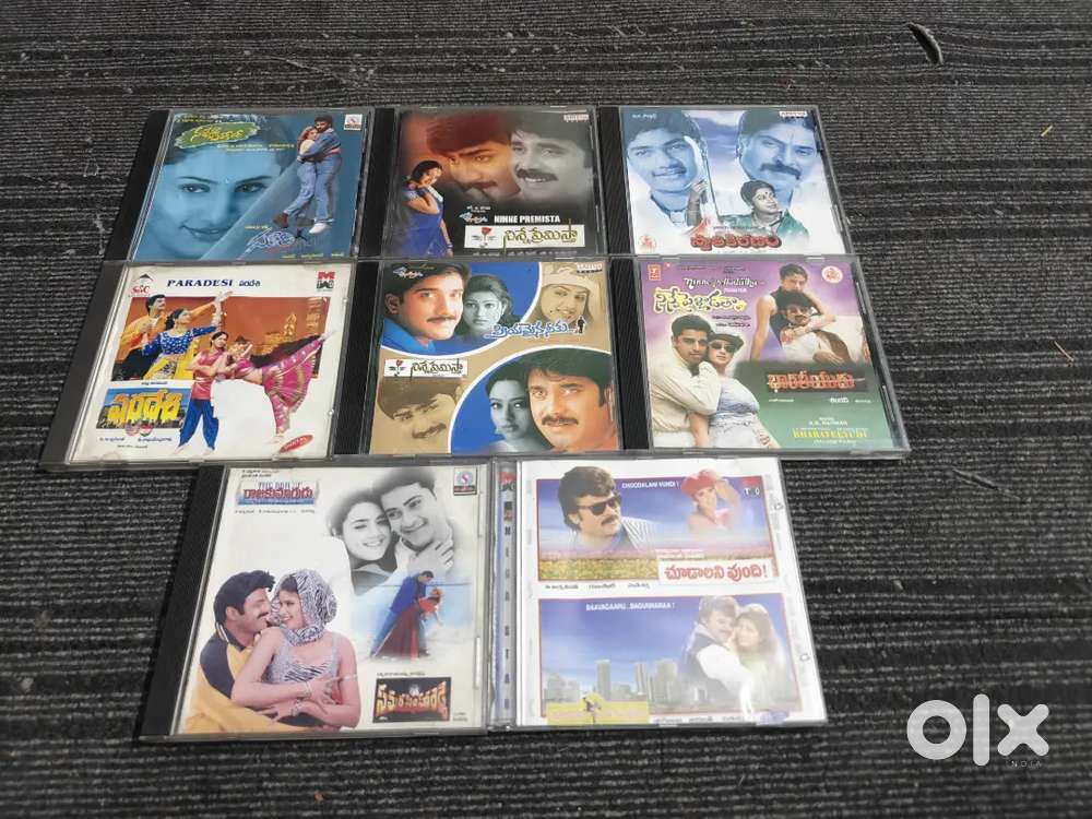 Telugu audio cd telugu dvds telugu Bluray read all details before msg