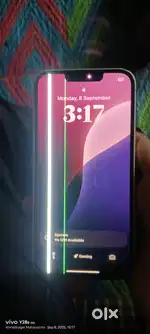 iPhone 13 original display 2 green line