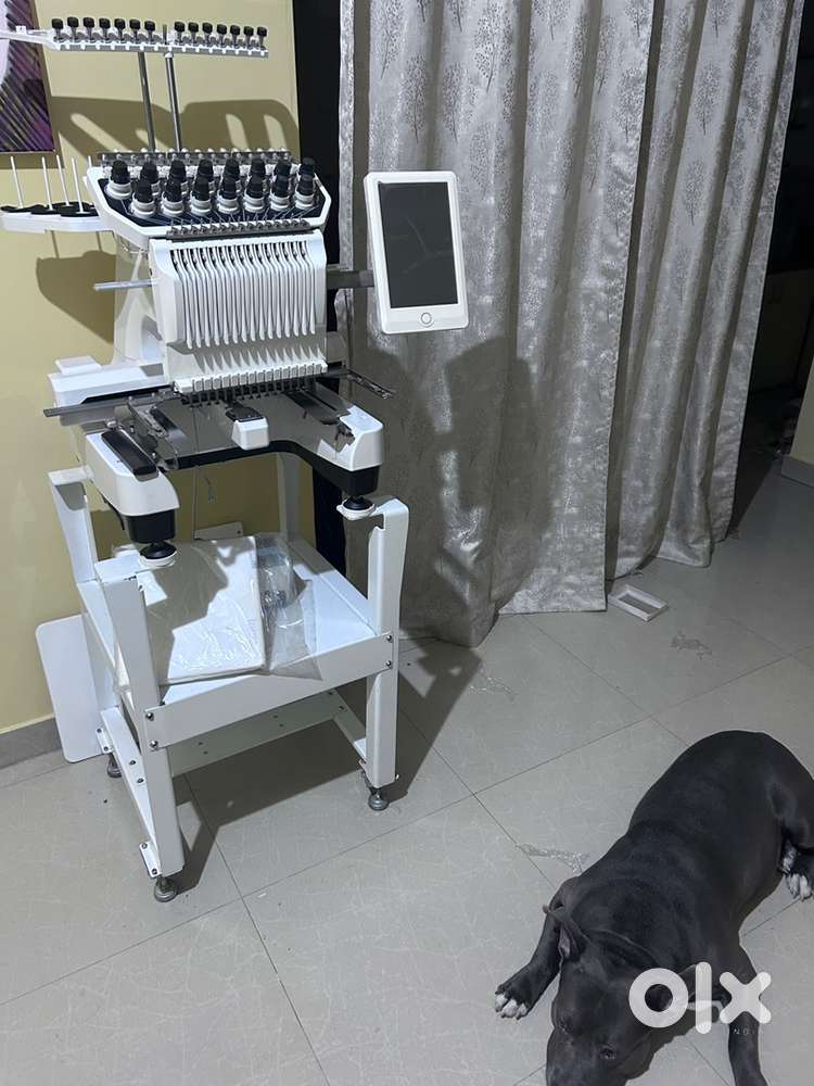 Single head 15 needles embroidery machine