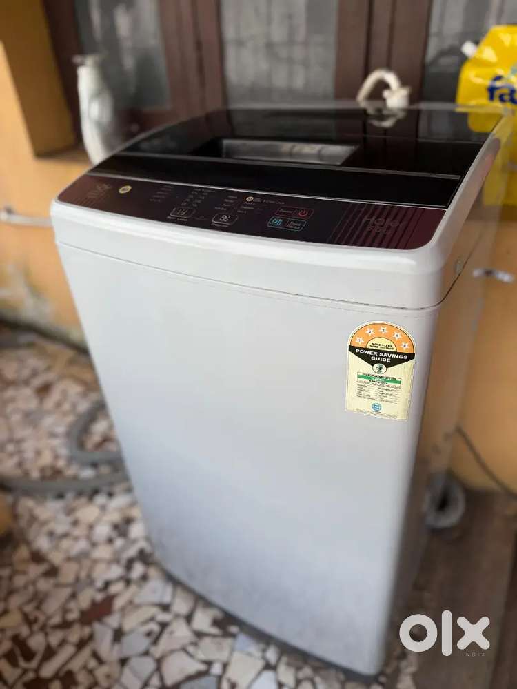 Haier 6.5 kg grey fully automatic washing machine