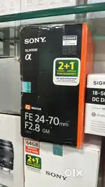Sony 24-70 g-master 1 brand new repacked with gst bill