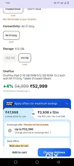 OnePlus Pad 3, 16 512 RAM (New Sealed Pack)