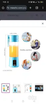 Mini blender juicer