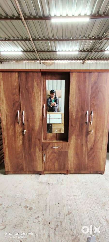 CLASSIC 5 DOOR WARDROBE FOR BEDROOM STORAGE WITH FREE DELIVERY