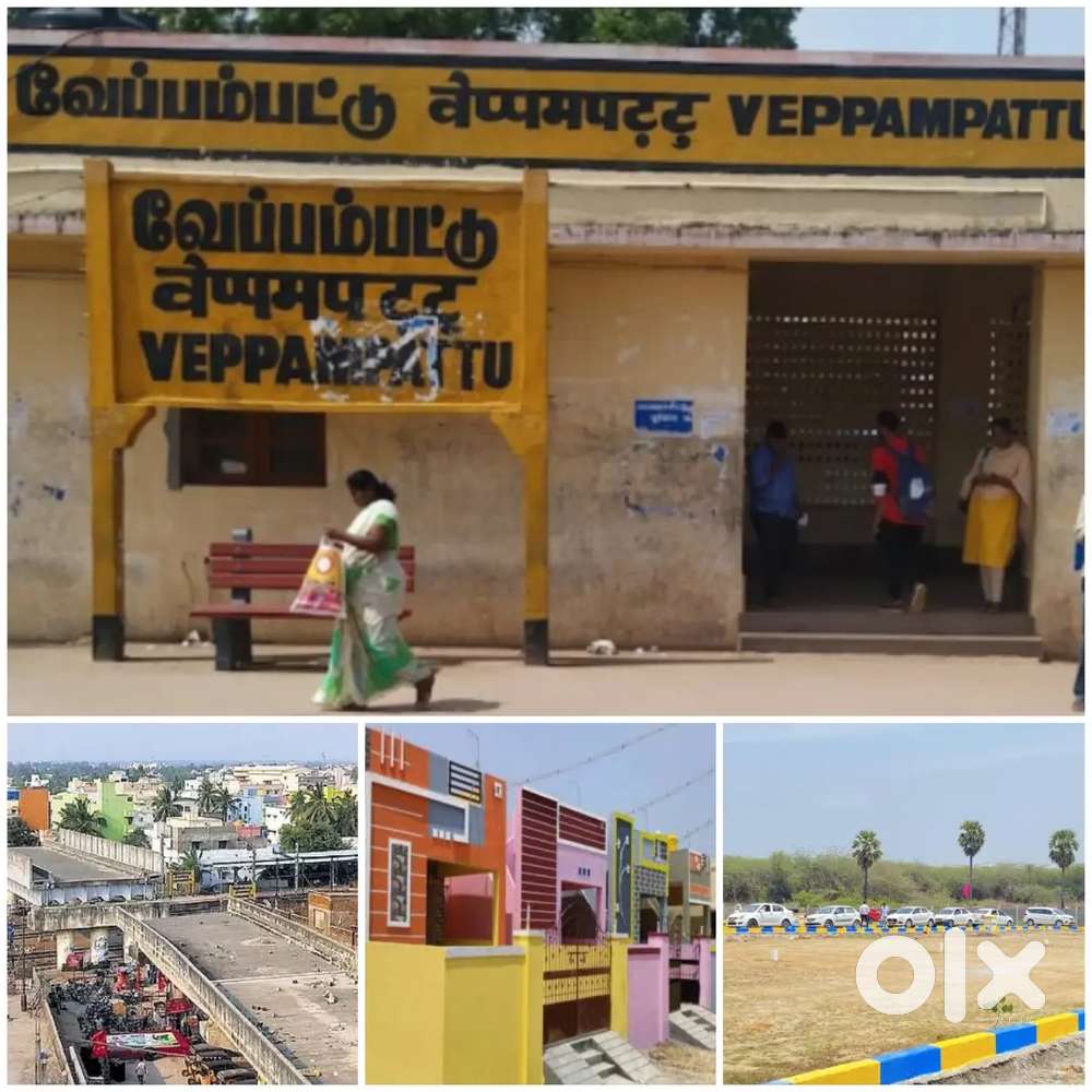 Plots for sales near Veppambattu railway station , pattabiram road