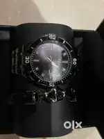 Aldo quartz watch with mens bracelet and box
