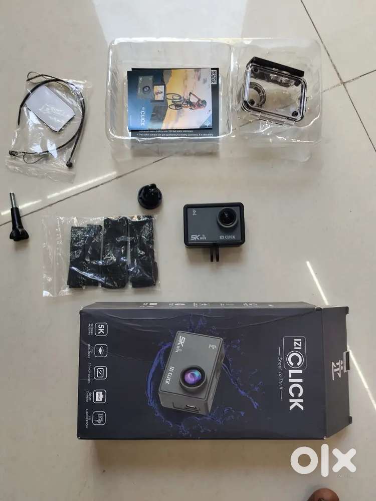IZI Click 5K Action Camera Almost New Condition