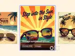“I design professional posters, promotional videos, and ads for shops,