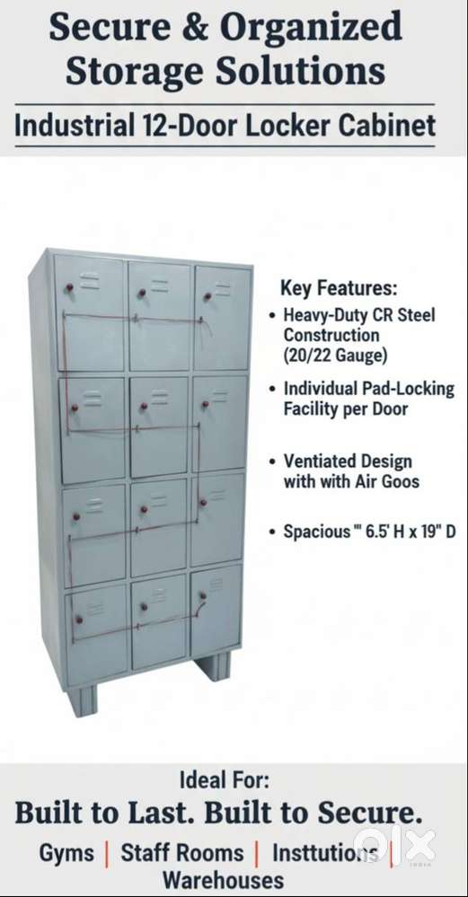 Brand new 12 compartment Storage locker cabinet