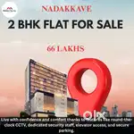 Nadakkave 2 bhk flat for sale:66lakhs