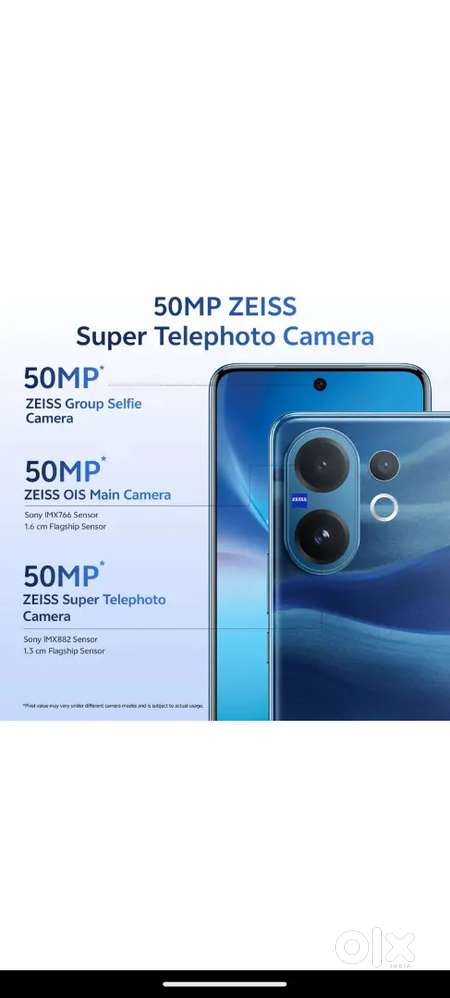 Vivo v60 8GB RAM 256 internal one day mobile