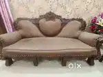 Wooden sofa