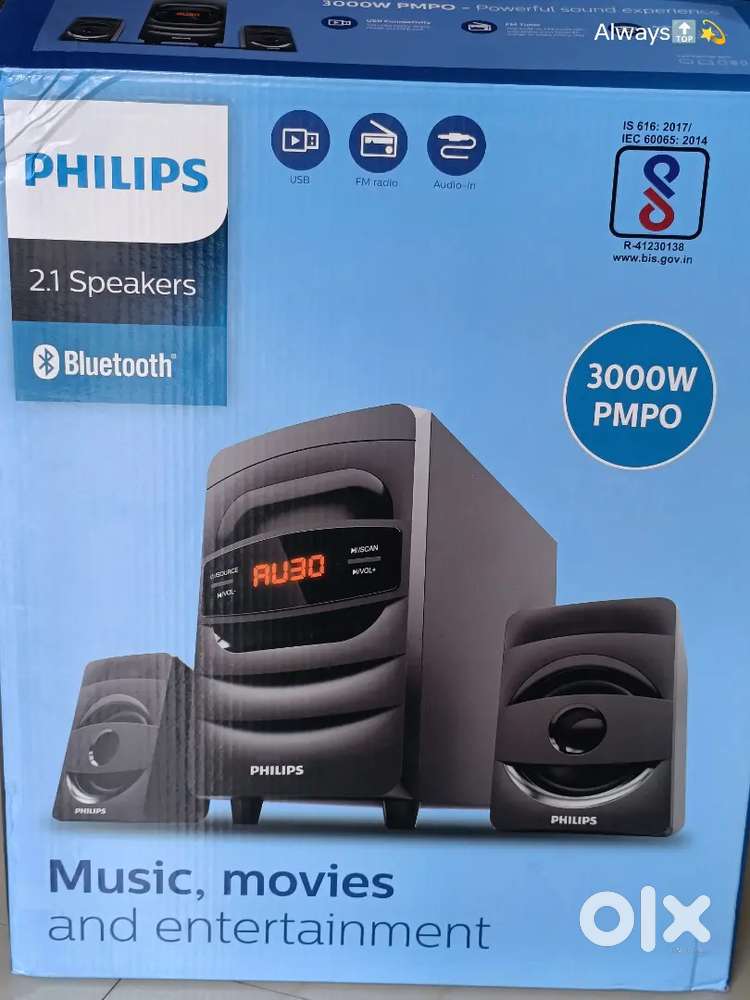 Phillips 2.1 bluetooth speaker