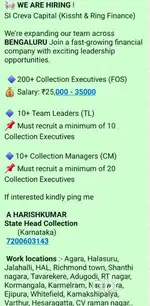 Loan collection Excecutives