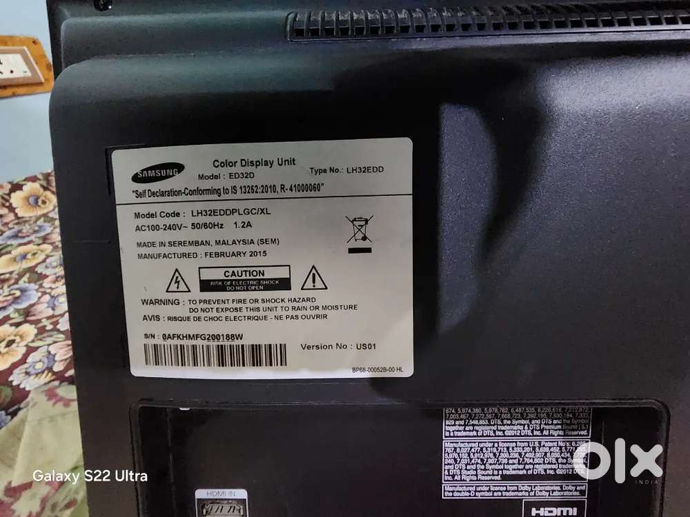 Original Samsung 32 inches led