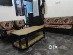 Sofa with table