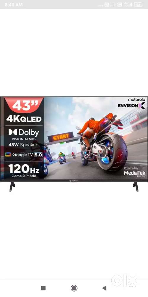 Motorola 43inch Tv 3 months use