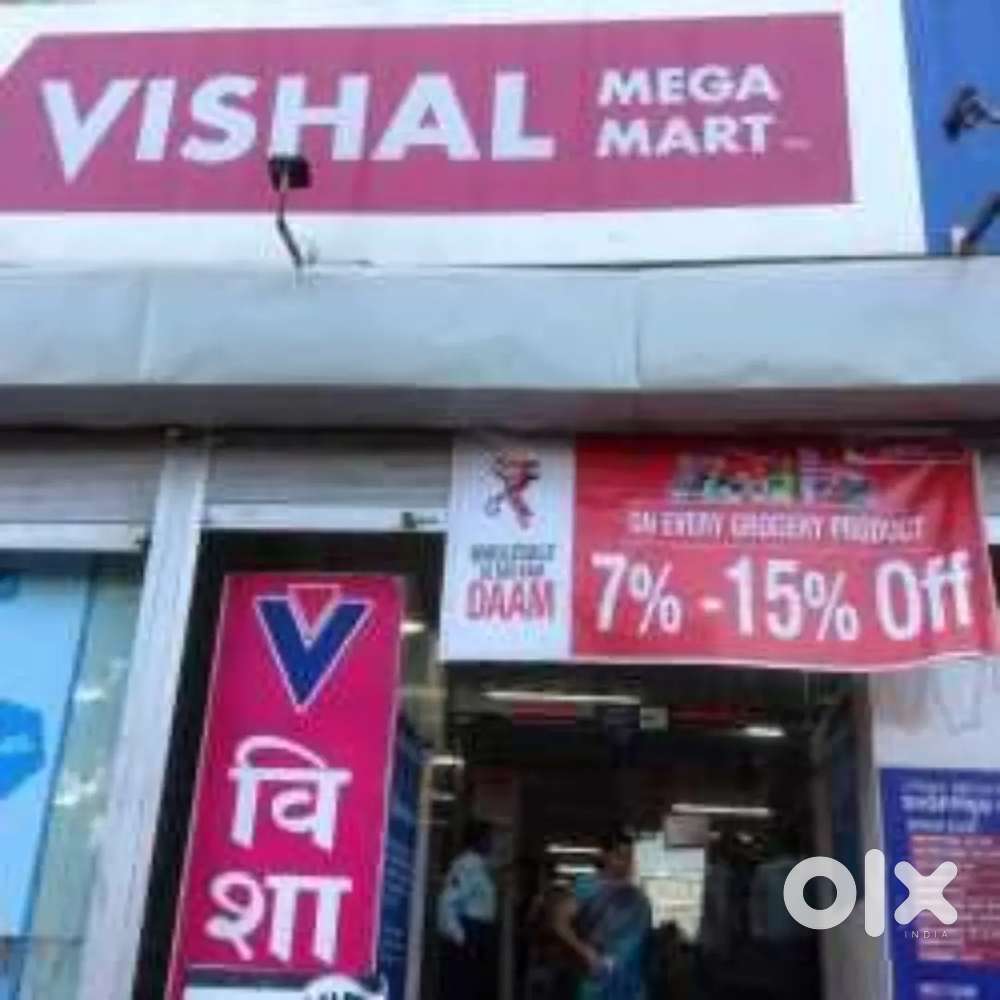 Hiring girls and boys Vishal Mega Mart in Delhi Ncr Shopping Mall