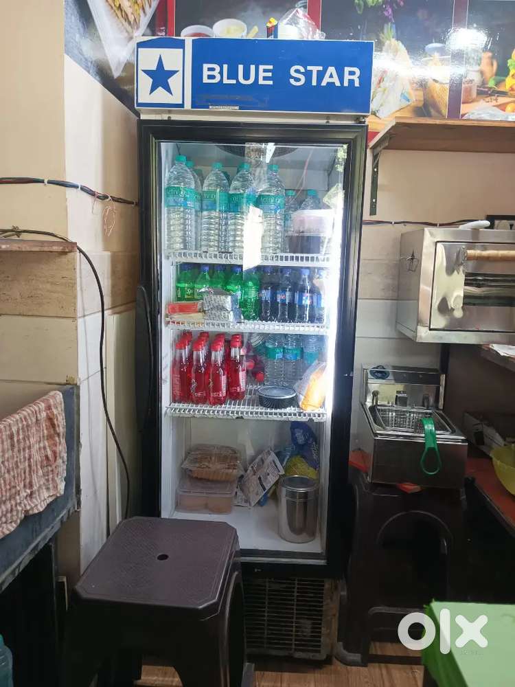 Blue Star cold drink display fridge