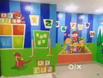 Play school wall painting ART work