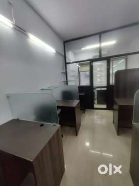 Full furnished office with 1 cabin , 10 workstations pantry washroom.