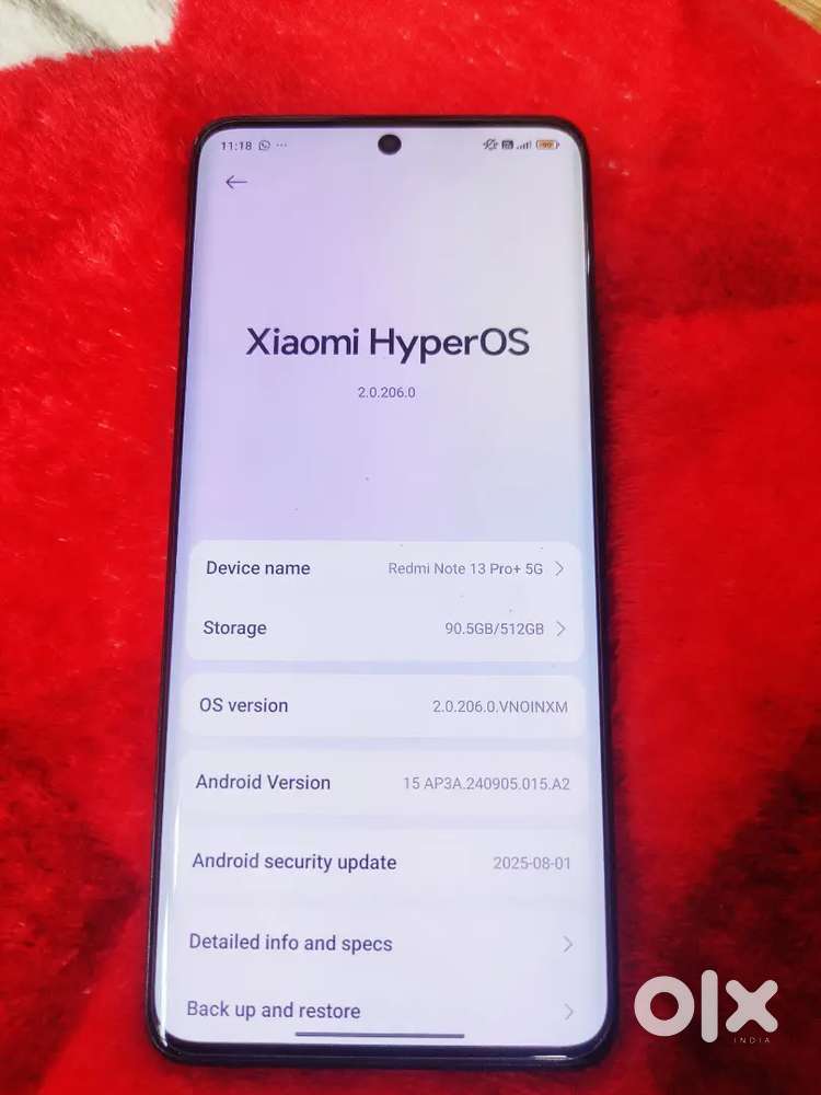 Mi note 13 pro plus 12+512 new condition (no warranty) Sale