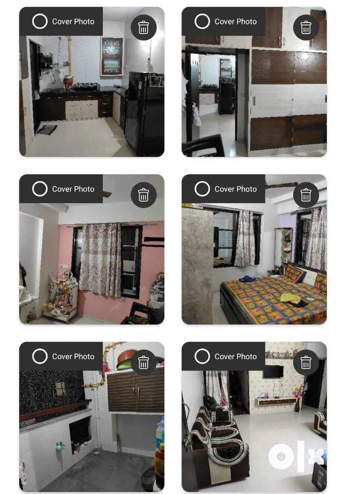 2 BHK Flat in Nava Naroda Nikol Road Prime Area,Road touch Location