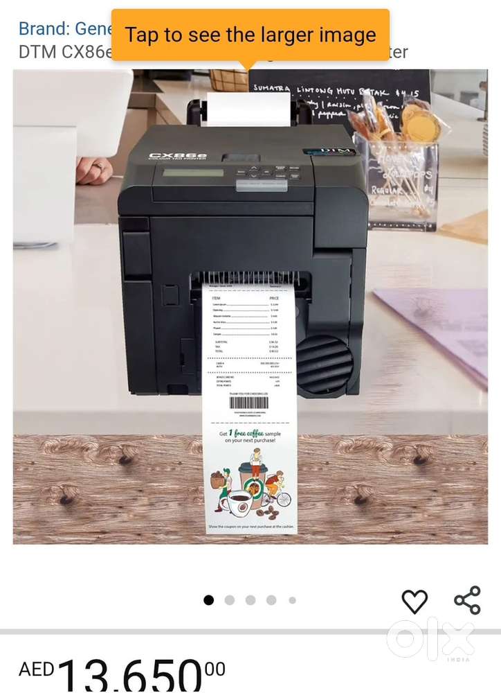 Dtm colour tag printer cx86e