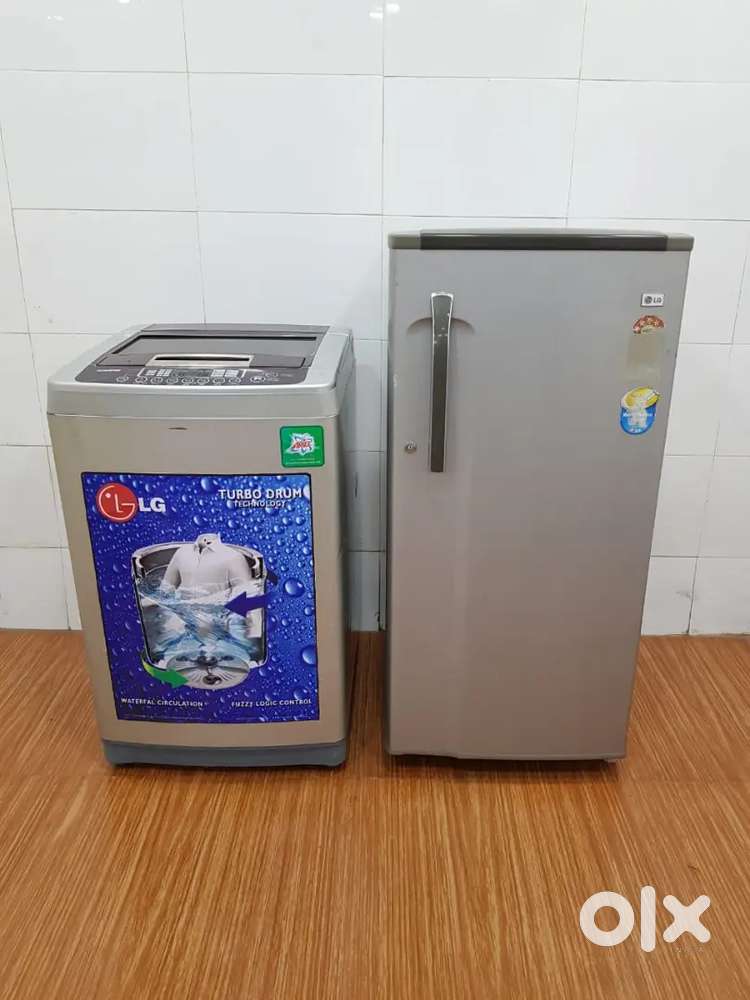 FrnKrhH-4( fridge lg silver 190ltr combo available free delivery