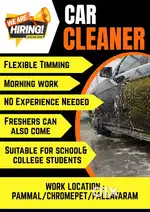 Part time car cleaning work