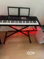 Yamaha keyboard 61 key with stands model no- psr f51