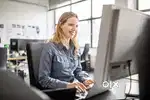 Want receptionist data entry operator cashier staff
