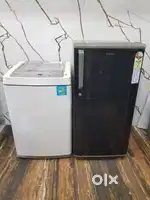 Hqier single door refrigerator and lg top load washing machine