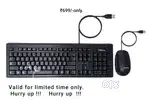 Keyboard n mouse awesome Combo for daily  tasks and challenges(black)