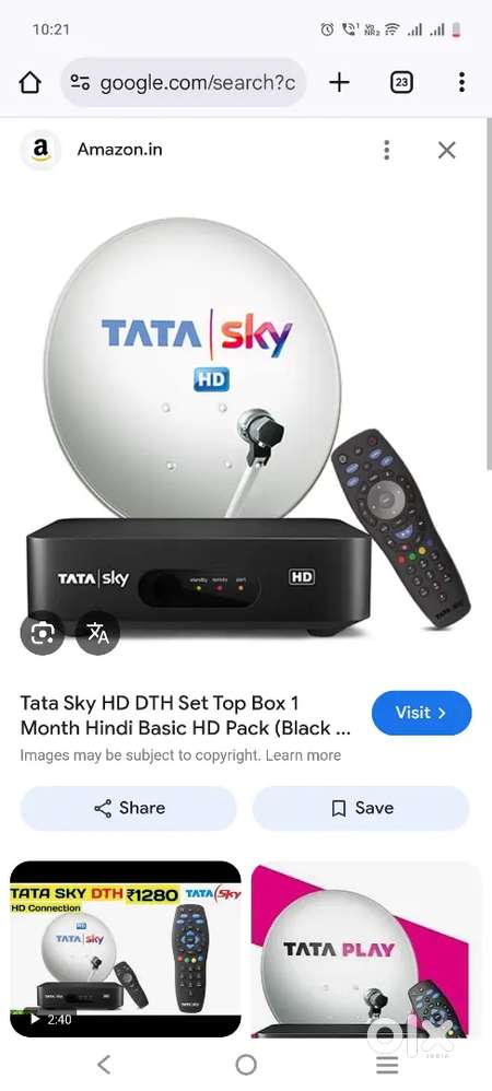 Tata dth with set up box