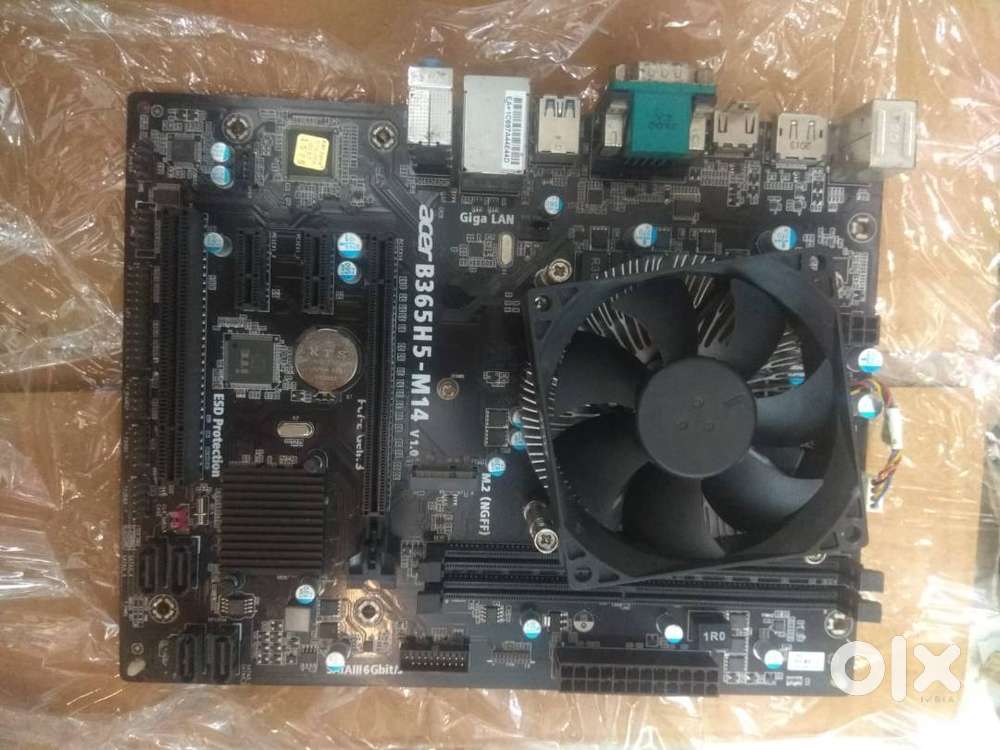 acer b365h5 m14 + i3 9350k 4.6ghz processor motherboard good condition