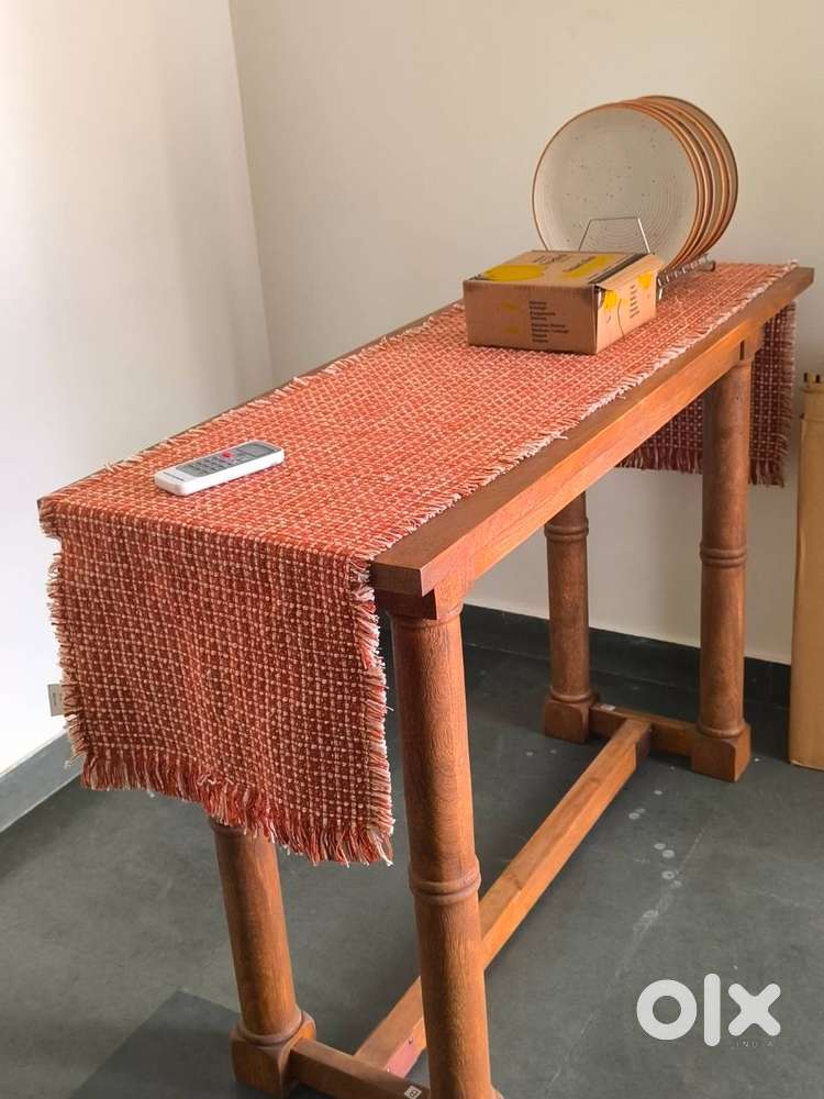Sheesham Wood Solid High Table for Dining and living