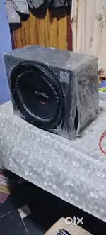 Car subwoofer with emply and wiring kit