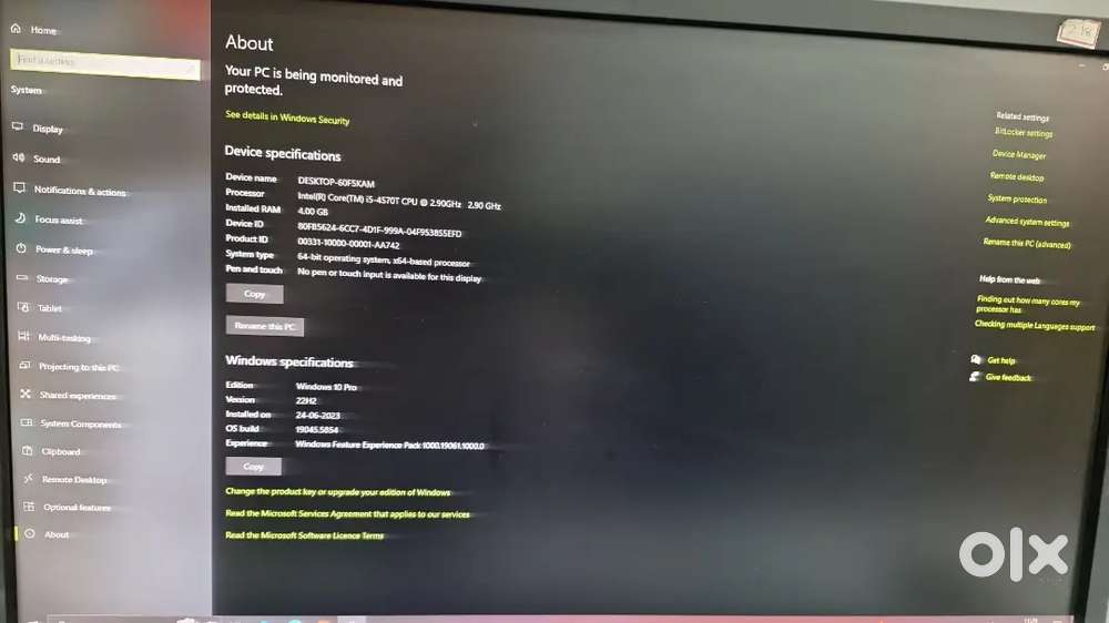 Computer set
