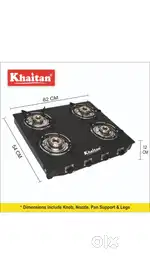 Khetan 4 Burner Gas Stove