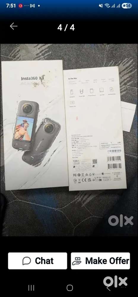 Insta 360 X3 Action Cam
