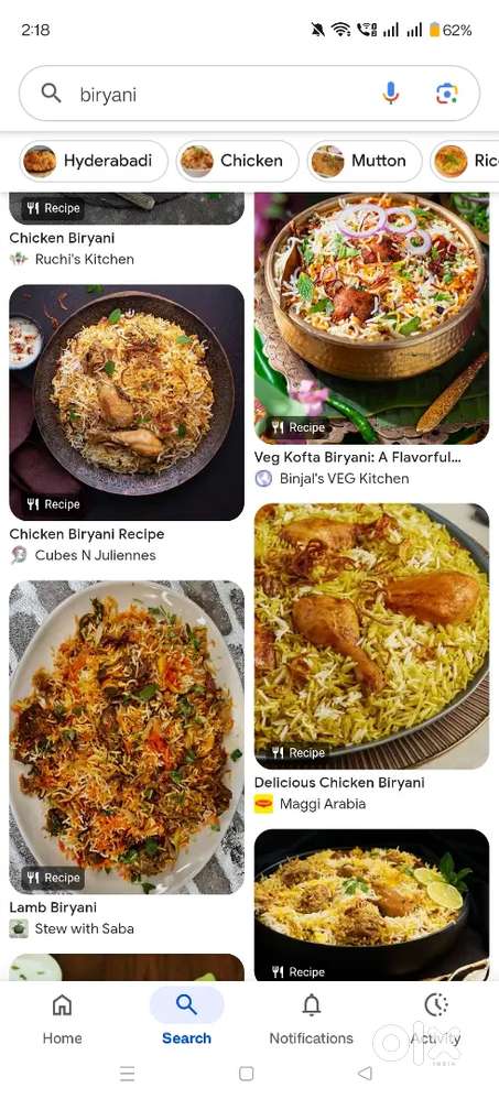 Biryani master chef, & Kati roll cook chhole bhature cook, helpers