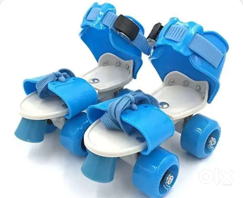 Roller Skate Adjustable In-line Skating Shoes - Blue