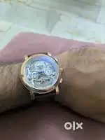 Cartier Automatic Skeleton Watch Leather Strap