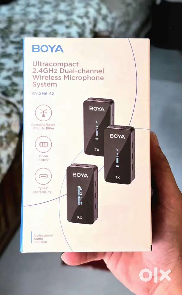 Seal BOYA BY-XM6 2 Channel Microphone with OLED Display