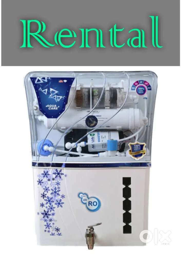 Water purifier available on rent